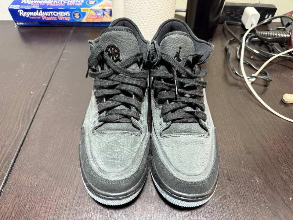 Talla 9.5 - Air Jordan 3 Retro SE Quai 54 2018 PERSONALIZADO 100% Auténtico Foto 4 de 4