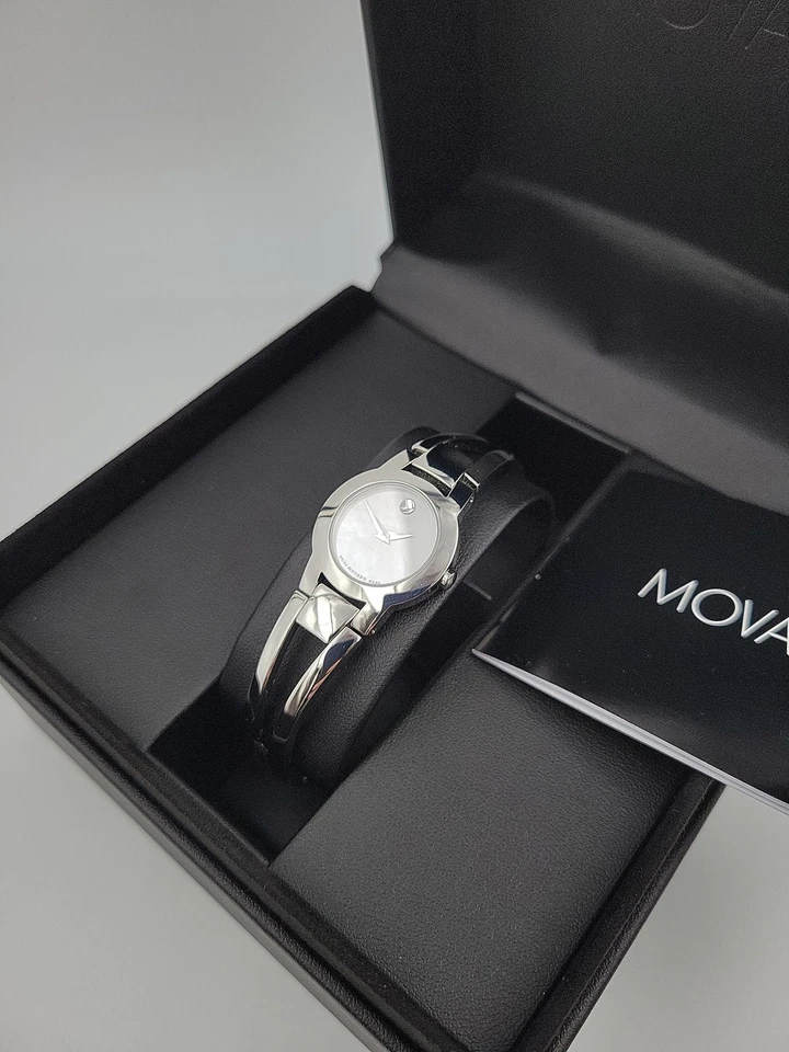 Movado Women’s Amorosa Mother of Pearl Dial Swiss Watch - 0606538 ($595 MSRP) - Image 2 of 4