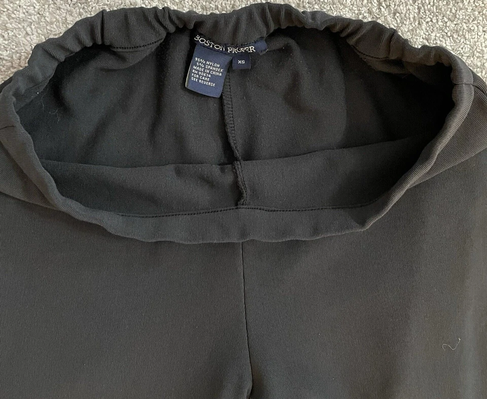 Брюки эластичные Boston правильный женский размер XS черные без застежек 26 x 30 нейлон (B3) - Изображение 4 из 4