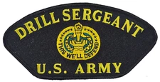 US Army Drill Sergeant Patch. This We'll Defend Patch - Veteran Owned Business