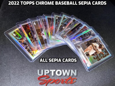 2022 Topps Chrome Baseball - ALL SEPIA CARDS- PICK YOUR CARD