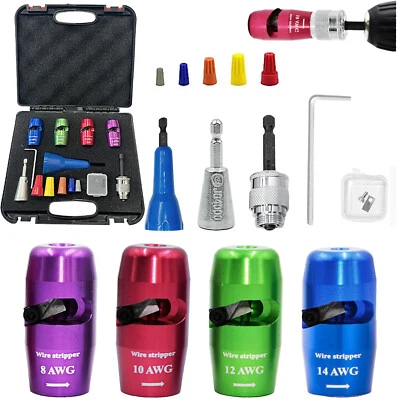 AIRKOUL Wire Stripper for Drill Wire Stripping and Twisting Tool Upgrade Electrical