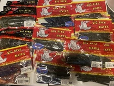 Big Bite Baits Fishing Lot 36 bags!!