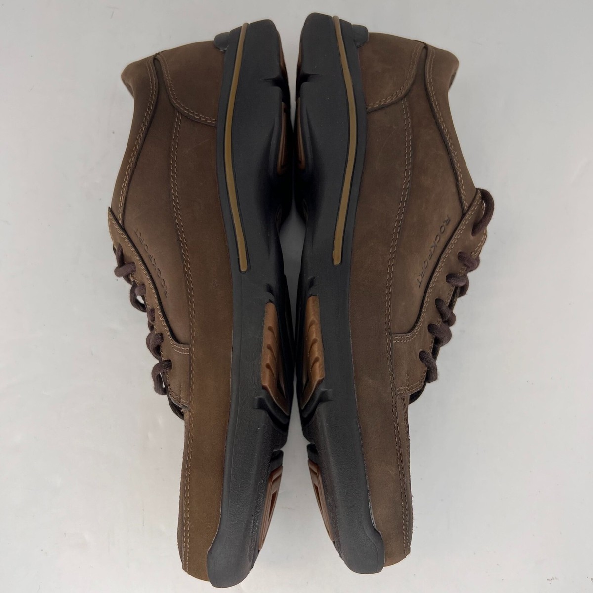 Rockport Mens V76733 Brown Adiprene by Adidas Leather Size 