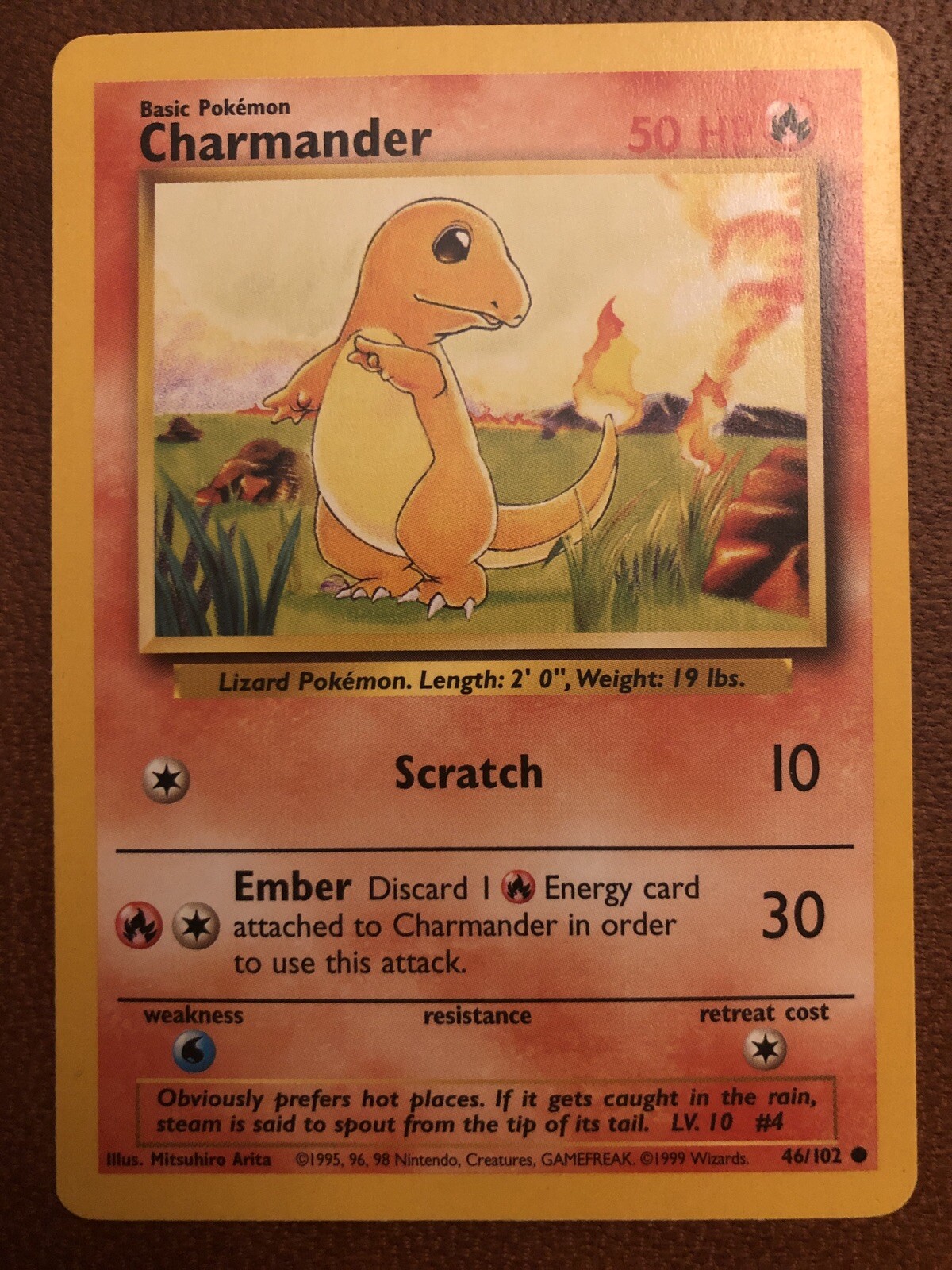 charmander-pokemon-card-46-102-original-1995-base-set-super-rare-ebay