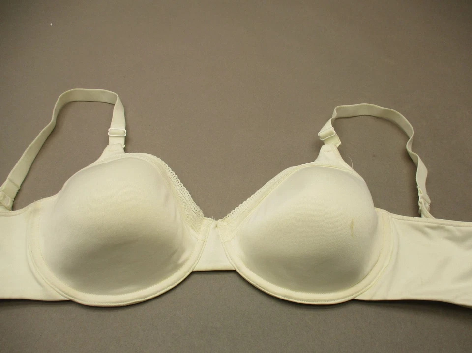 42 B/C Playtex Womens White Lined Underwire Back Closure Nursing Bra 7D - Image 2 of 4