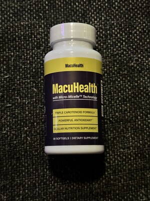 Macuhealth Triple Carotenoid Formula - Eye Vitamins for Adults - 90 Softgels