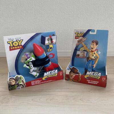 Toy Story Mega Action ROCKET RUNNING Buzz Lightyear HAT FLINGIN