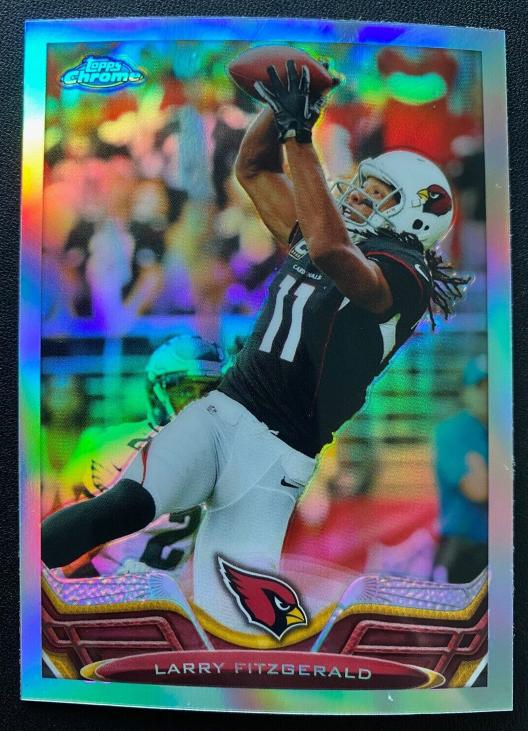 2013 Topps Chrome Refractor LARRY FITZGERALD #2 ARIZONA CARDINALS