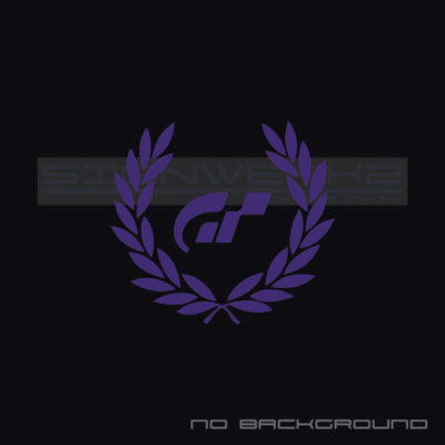 GT Racing Wreath Decal Sticker logo Track Gran Turismo Sport PS4