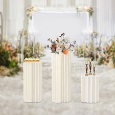 3pc Foldable Cardboard Centerpiece Display,Wedding Centerpieces Cardboard Vases