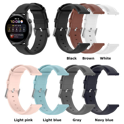 For Huawei Watch GT2 Pro/GT 2e/Honor MagicWatch2 46mm Leather Watch Band Strap