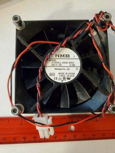 NMB 3106KL-05W-B50  Axial Fan 3106KL Series 24 VDC 80 mm 15 mm with screen