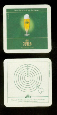 Beer mat Jever Pilsener (24) beer brewery brewery East Frisia Lower Saxony