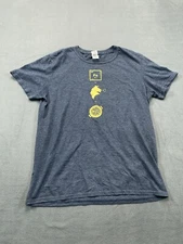 The Iron Horse Grill T Shirt Adult M Medium Gray Graphic Tee Short Sleeve