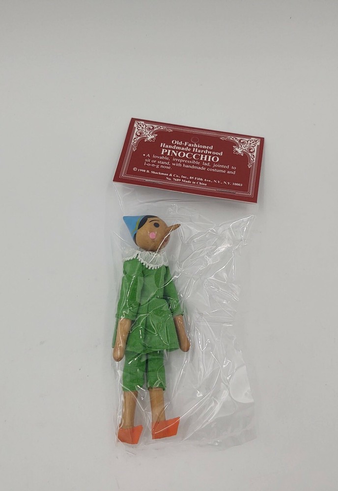 Pinocchio Shackman Old Fashioned Handmade Hardwood 5