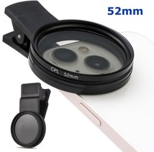 Universell Handykamera CPL Filter Objektiv 52...