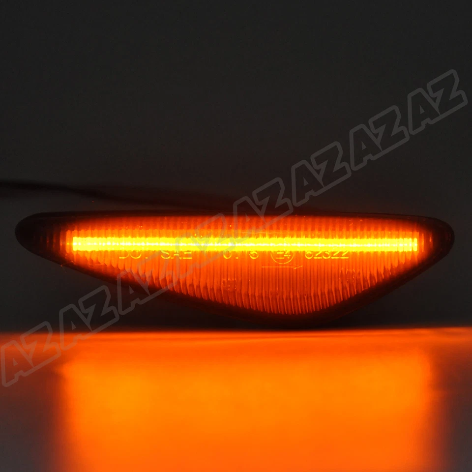 6pcs Amber/Red LED Side Marker Light Kit Smoked For Mazda MX-5 Miata 2016-2020 Foto 3 de 4