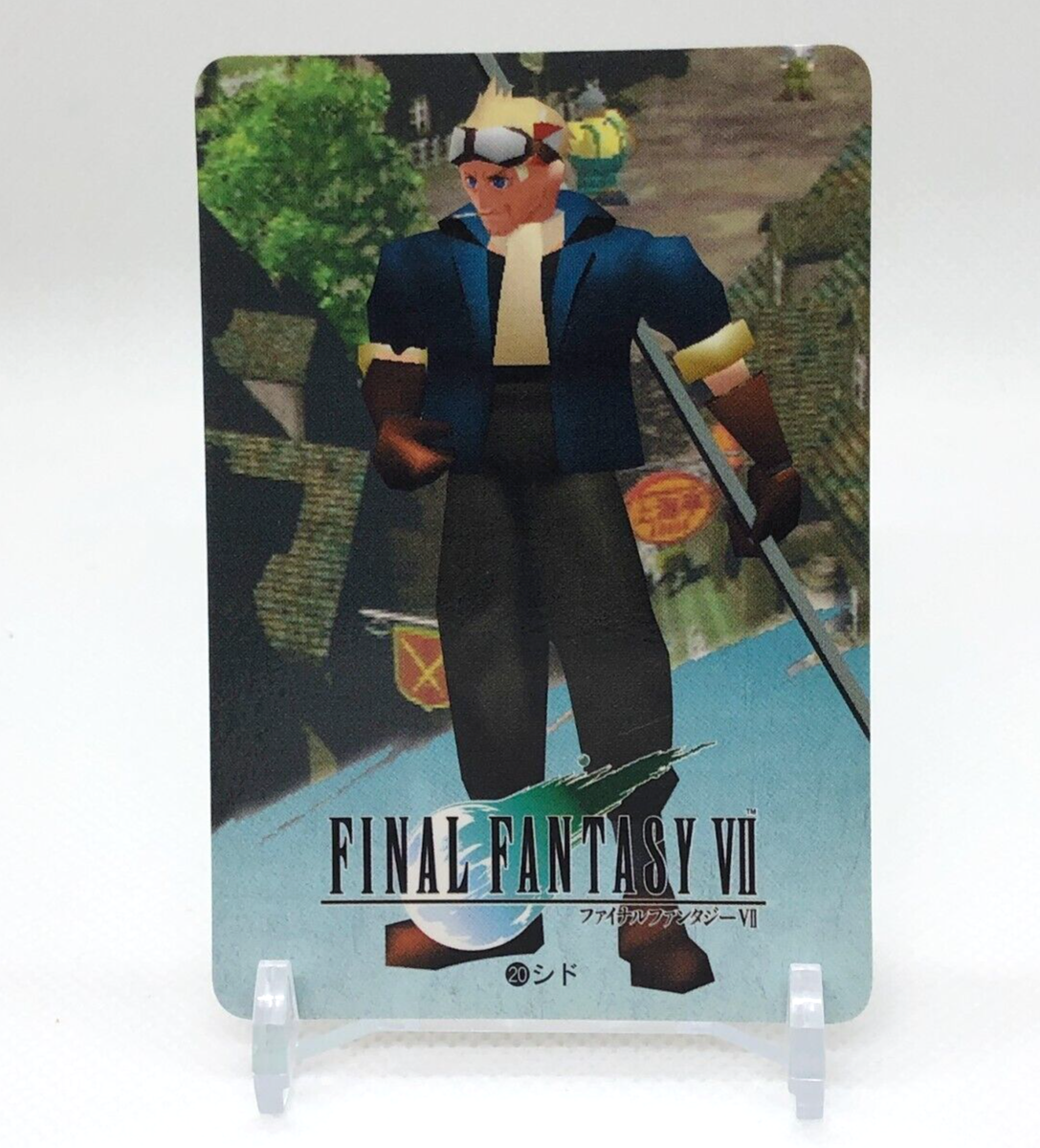 ファイナルファンタジー7 カードダス Cid Final Fantasy VII Carddass 1997 No20 SQUARE BANDAI Japan