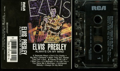 Elvis Presley Always On My Mind Usa Cassette Clear Tape Rca Afk1 5430 Ebay