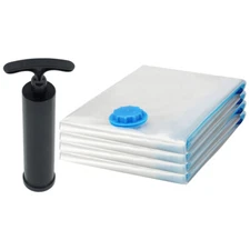 4 Pack Large Space Saver Bags Vacuum Seal Storage Bag Organizer 27x39 inches