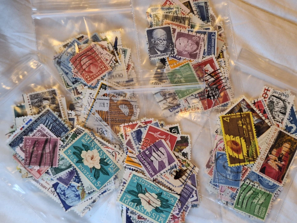 Lot Of 50+ Stamps U.S. Mixed Used Collection - Image 2 of 4