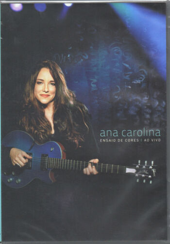 Ana Carolina DVD Ensaio De Cores Ao Vivo Totalmente Nuevo Primera Prensa Hecho en Brasil - Imagen 1 de 2