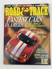 Road & Track Magazine June 1995 Fastest Cars In America Corvette Viper Mustang