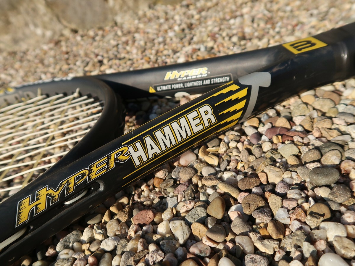 WILSON ウィルソン HYPER HAMMER 6.3 ハイパーハンマー Amazon | (4 1/8) - Wilson Hyper Hammer 5.3 Strung Tennis