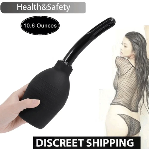 310ml Anal Vaginal Bulb Douche Colonic Irrigation Rubber Enema Bag Cleaner Kit - Picture 7 of 12