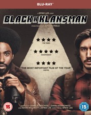 BlackkKlansman Blu-ray (2018) Adam Driver, Lee (DIR) cert 15 Fast and FREE P & P