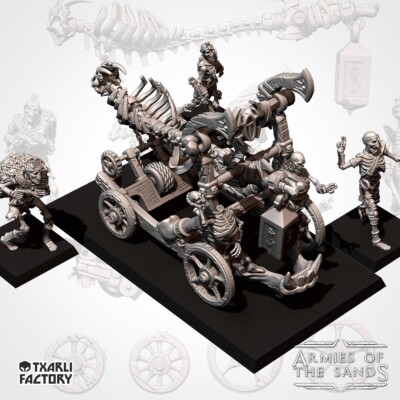Armies of the Sand - Knochenkatapult, Grabartillerie, Totenkopfkönige