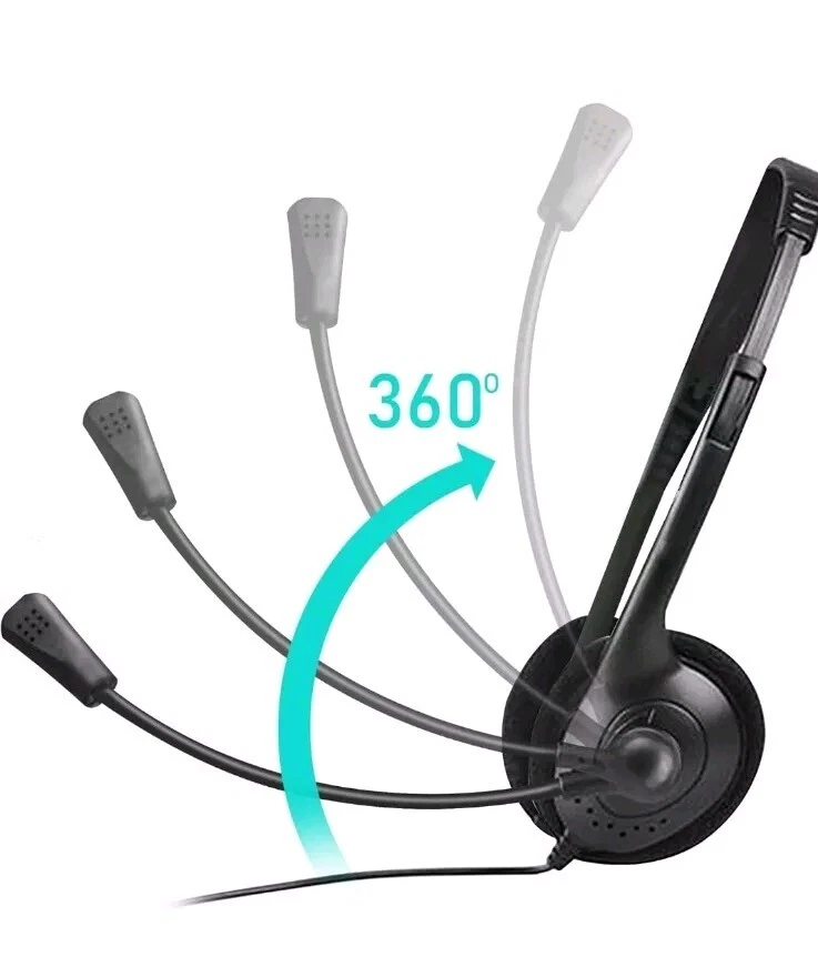 Brand New Sealed Dynamode N90 Stereo Headphones with boom Mic PC/MAC VoIP Ready - Image 4 of 4