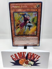 YuGiOh Mystic Piper EXVC-EN005 Extreme Victory 1ª Edición Secreto Raro Casi Nuevo