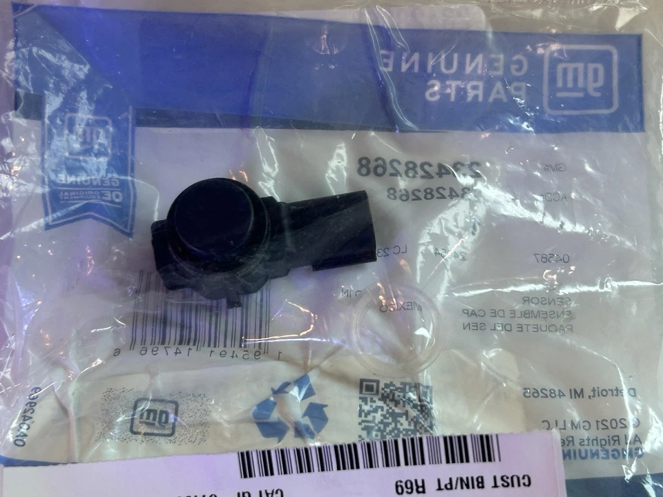 Sensor de distancia inversa de respaldo de estacionamiento GM (OEM) # 23428268 Foto 2 de 4