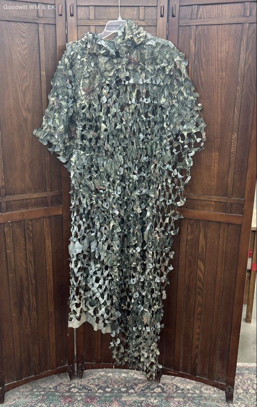 KidzToyz Children's Mossy Oak Infinity Camo Ghillie Suit Cover Play Costume