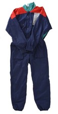 ADIDAS VINTAGE OVERALLS SUIT 1980S BLUE SIZE L ADULT MADE IN WEST GERMANY