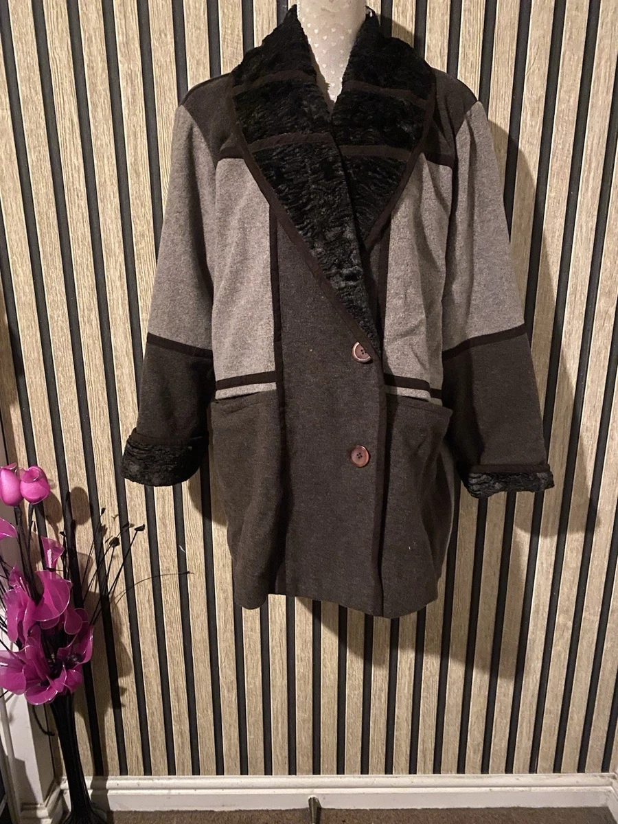 Riu Fur short coat ホワイト Rちゃん ( riu )Fur collar long coat
