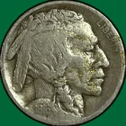 1916-S Buffalo Nickel Fine F Coin, Residue #34668