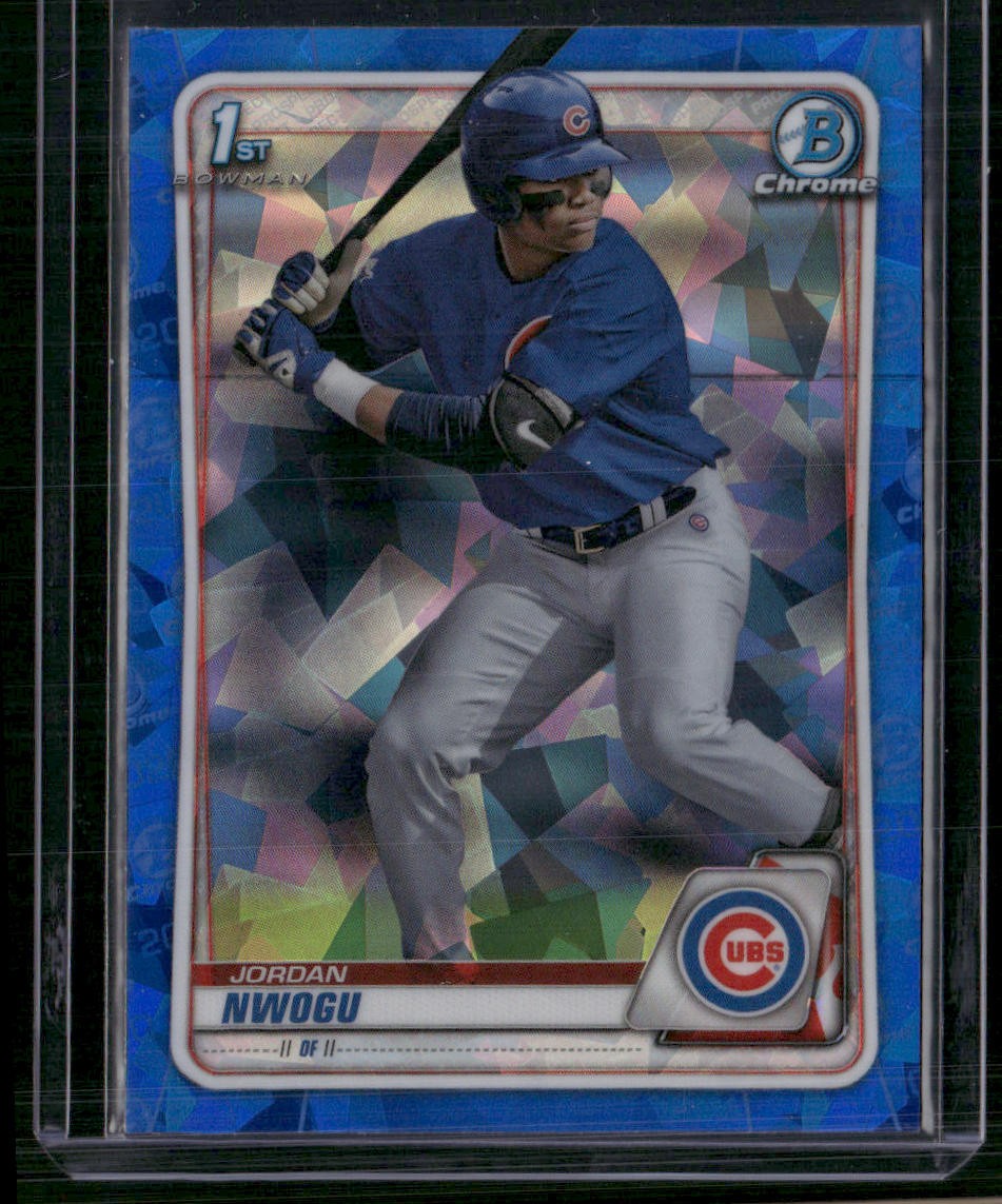 2020 Bowman Draft Sapphire Edition #BD-110 Jordan Nwogu