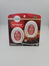 Febreze Bathroom Air Freshener Baked Cinnamon Apples 2 Pack Limited Edition