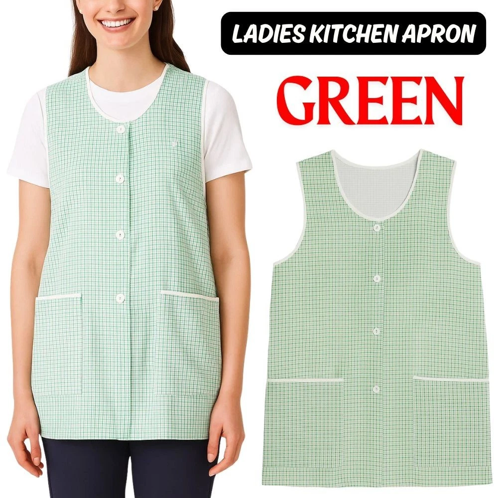 Dogtooth Print Tabard Pocket