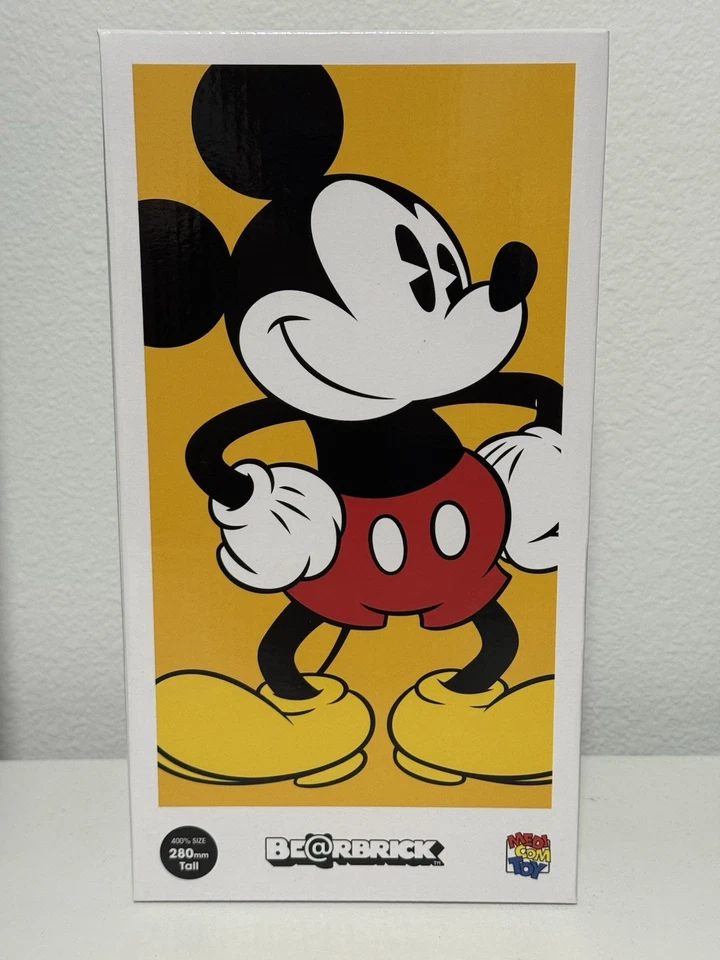 Juguete Bearbrick Be@rbrick Mickey Mouse 400 % Medicom 2018 Foto 3 de 4