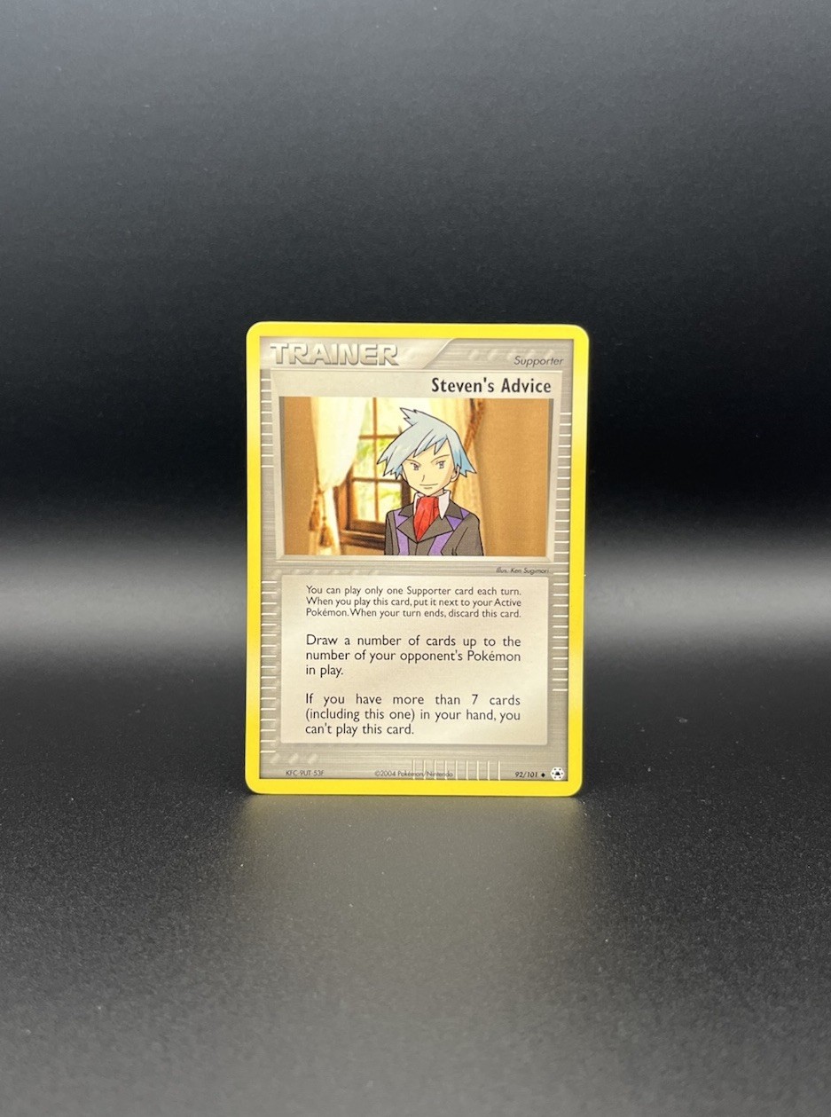 Steven's Advice 92/101 Uncommon Hidden Legends Pokemon Card Near Mint (NM)