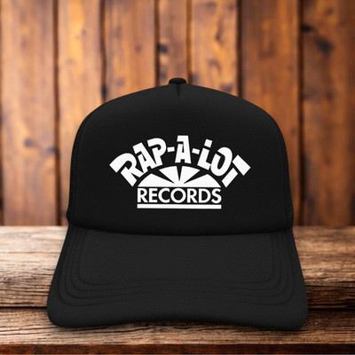 Rap A Lot Records Mens Trucker Hat Black Hip Hop Geto Boys Scarface NWA Label
