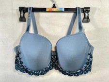 NWT Wacoal Women's 38DD Embrace Lace Contour Underwire Bra 853191 Blue