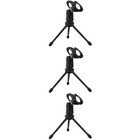  3 Sets Low Profile Mic Arm Tripod Microphone Stand Holder for Desk