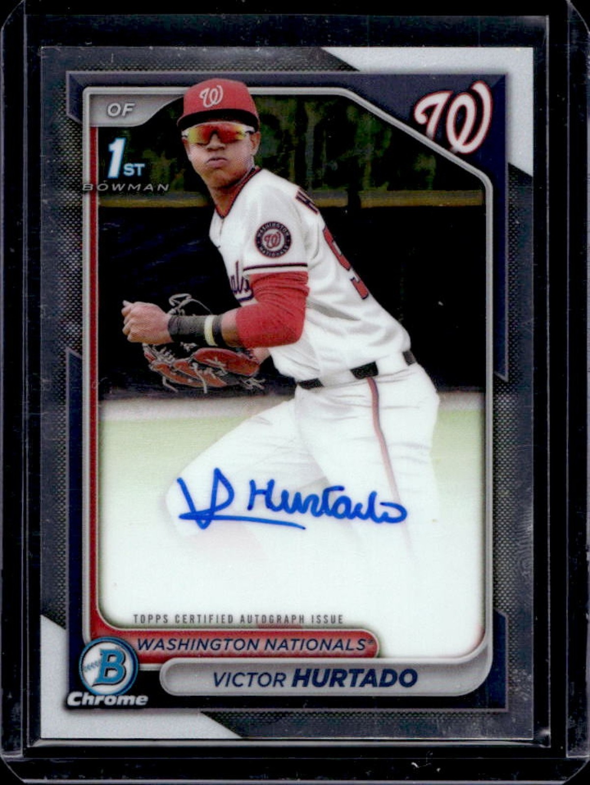 2024 Bowman Chrome Victor Hurtado Auto 1st #CPA-VH Nationals