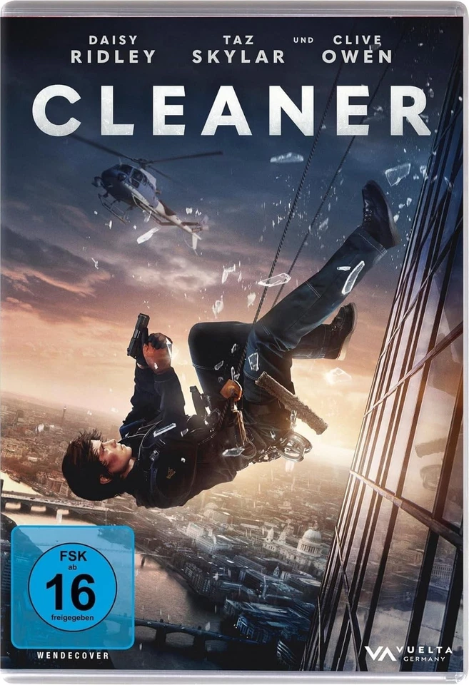 DVD Cleaner Daisy Ridley Taz Skylar Clive Owen Fsk 16 (K31) ORIGINAL VERSIEGELT