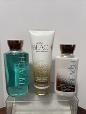 3 Bath And Body Works At The Beach Shower Gel Body Cream Lotion
